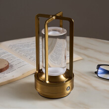 Lampe de chevet Giyblacko en cristal, lampe de table créative, lampe d'ambiance pour la maison, rechargeable par USB, petite veilleuse