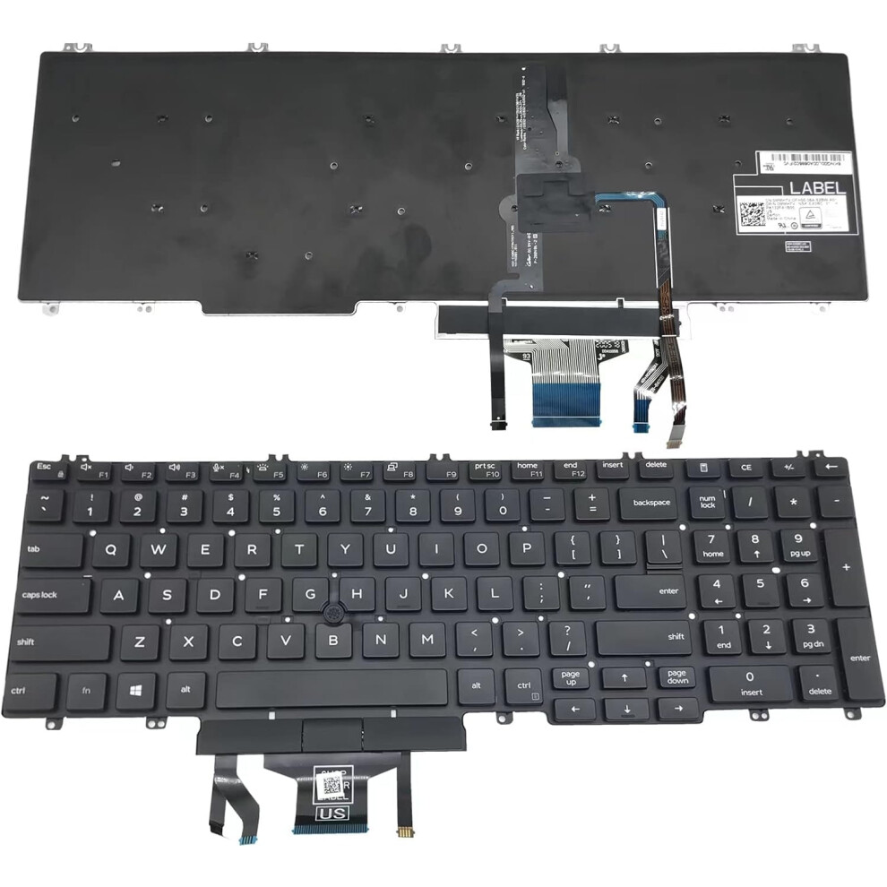 Replacement Backlit Keyboard For Dell Precision 3500-3541 917087768795