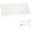Bluetooth Keyboard Ultra-Slim Wireless Rechargeable for 1