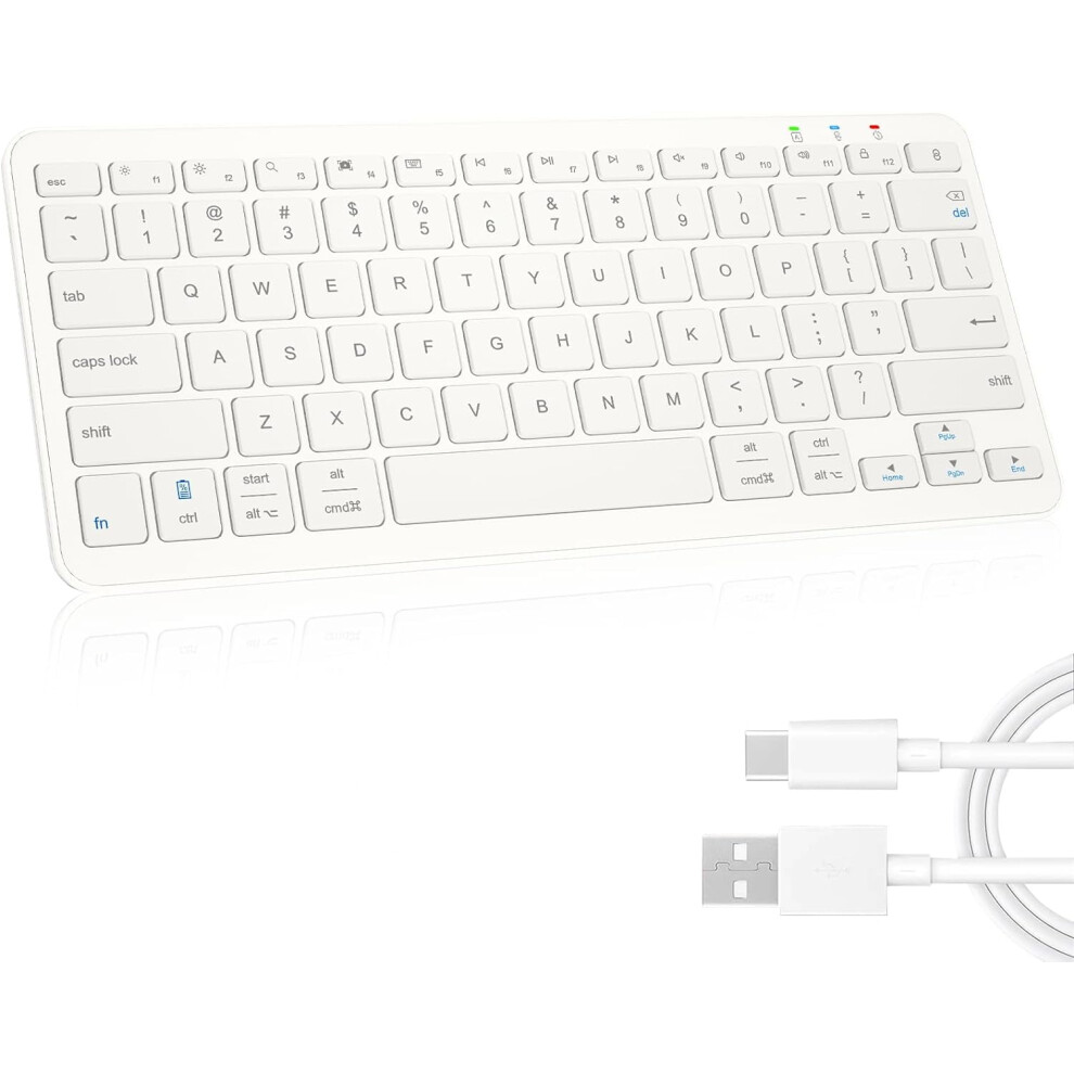 Bluetooth Keyboard Ultra-Slim Wireless Rechargeable For 917087769754