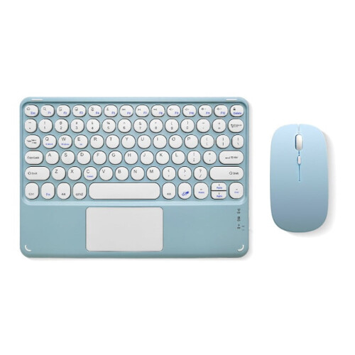 Bluetooth keyboard with touchpad ultra-thin rechargeable