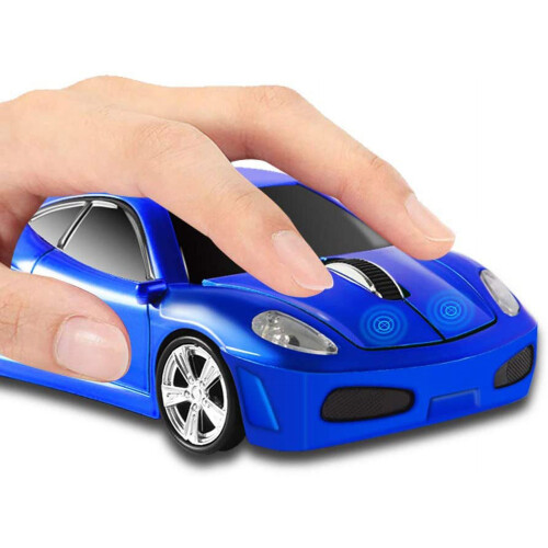 Wireless Mouse 2.4GHz Car-Shaped Optical Mouse with USB 1