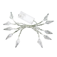 Guirlande lumineuse coquillage, décoration marine, 10 LED, 165 cm, à piles