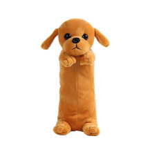 Cute Dog Puppy Pencil Case for Students, Plush Pen Pouch