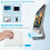 Bluetooth Keyboard Ultra-Slim Wireless Rechargeable for 3