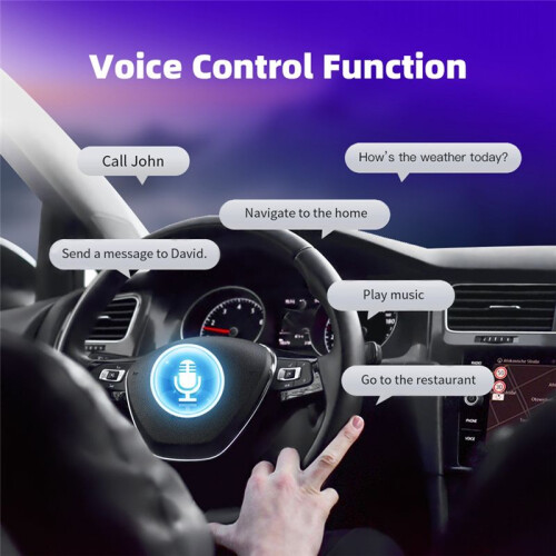 Auto AIBOX RGB-Licht USB Plug And  2in1 Kabelloses CarPlay oder Android Auto Box für Autoradio mit Kabelgebundenem CarPlay oder Auto 1