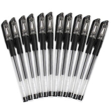 Hesroicy Study Office írószerek - 12 db-os doboz, 0,5 mm-es fekete zselés golyóstollak