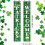 St. Patrick's Day decoration banner with luck leaf design 3