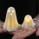 Ceramic Glowing Ghost Decoration White 1pc 4