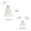 Ceramic Glowing Ghost Decoration White 1pc 3