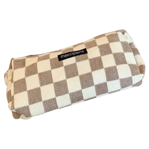 Retro Polyester Pencil Bag Compact Multifunctional 1