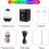 Night Light Lava Lamp 16 Color USB Remote Control 6