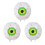 Halloween Eyeball Balloon Set Realistic Waterproof 12pc 1