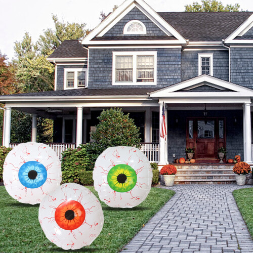 Halloween Eyeball Balloon Set Realistic Waterproof 12pc 1