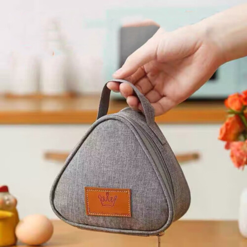 Sac à goûter triangulaire mini réutilisable 13 x 13,5 x 7 cm, de qualité alimentaire 1