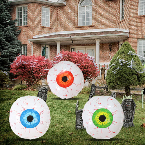 Halloween Eyeball Balloon Set Realistic Waterproof 12pc 2