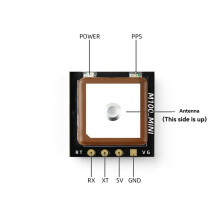 M100 GPS Module Built-in Ceramic Antenna UBLOX Chip Three-Mode Positioning 3.3V-5V for RC FPV Drone