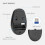 Wireless Mouse RM700 2.4G Silent with USB Receiver Black 5