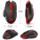 M690-1 Wireless Gaming Mouse Black 8 Buttons 2400 DPI 2