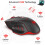 M690-1 Wireless Gaming Mouse Black 8 Buttons 2400 DPI 4