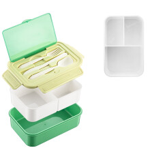 Giyblacko leak-proof lunch box with cutlery and dressing
