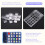 DIY Calculator Kit LED Display Calculator Electronic Making with Batteries for Learn Soldering Assembly Practice B 6