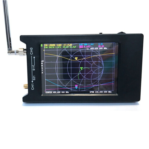 10KHz -1.5GHz -H4 4 Inch Touchscreen Network Analyzer Digital Touching Screen Antenna Analyzer 2