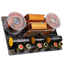 2-Wege-800-W-Lautsprecher-Frequenzteilerfilter, Audio-Hi-Fi-Hoch-Tief-Frequenzweiche, 2600 Hz, mit Hochtöner-Sicherungsschutz