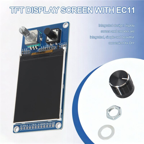 Écran TFT 2,4 Pouces avec Module Combiné D'Encodeur Rotatif Ec11 et Interface SPI, Kit Électronique D'Écran LCD. 1