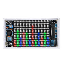 Kit de Bricolage avec Contrôle Du Son,  Musical et Lumière Rythmique à LED, Affichage de la Fréquence Audio, Projet de Soudure PCB, Kit de
