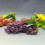 Support à vin en résine motif raisin (1 pièce) 4