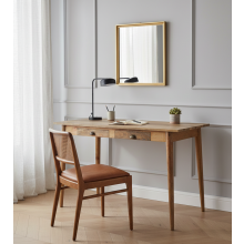 Coastal Style Writing Desk with 2 Storage Drawers