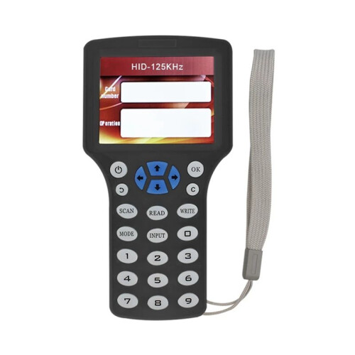 10 Frequency RFID NFC  Card Reader Writer Duplicator+5XUID Card 125K 13.56MHz RFID Copier Key Replicator 2