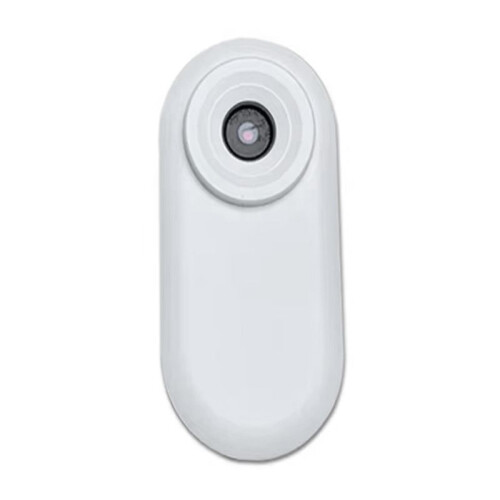 Thumb Camera 1080P Pet Camera Dash Body Cam with Battery Case, Loop Recording Motion Detector Vlog Camera White