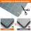 Siliconen bakmat op rol, grijs, 30,5 cm x 15,9 m 2