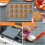 Siliconen bakmat op rol, grijs, 30,5 cm x 15,9 m 3