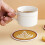 Silicone Coffee Cup Holder Pad with Flower Pattern 1 Piece 8