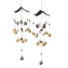 2Pcs Vintage Decor Bells Hanging Metal Wind Chime Bell Windchimes Garden Hanging Wind Bell for Room Door Window