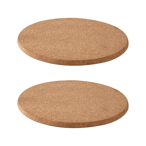 Cork trivet set heat resistant 2 pcs 1