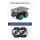 L-Type Encoder  Reduction Motor All-Metal Gears Better Magnetic Anti-Interference for Wheeled Car Chassis Kit C 10