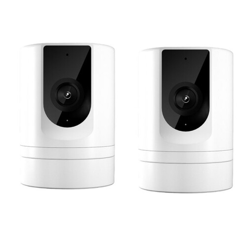 2PC 1080P Security Camera Indoor, Pet Camera Use Ease Life APP , Voice Intercom Foldable Baby Camera for Home Security 1