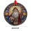 White Horse Acrylic Christmas Ornament Multicolor 7