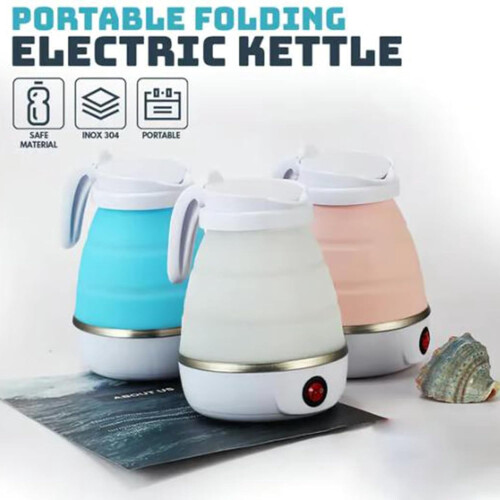Elmyse portable electric kettle 0.6L foldable travel 1