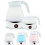Elmyse portable electric kettle 0.6L foldable travel 8