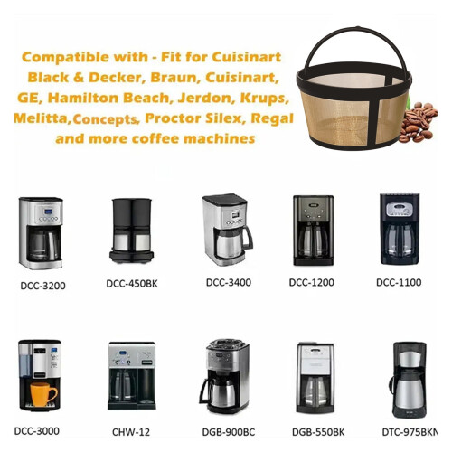 Stainless Steel Coffee Filter Double Mesh 1 Pack 2