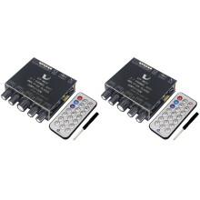 2st 2x60W + 150W Subwoofer 5.3 Eindversterkerprintplaat USB-Geluidskaart 2.1-Kanaals Audio-Equalizer Klasse D-Versterkermodule B