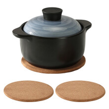 Cork trivet set heat resistant 2 pcs