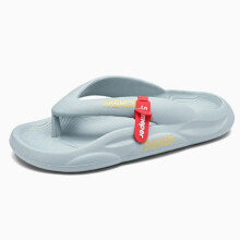 (light blue, W13=44-45) Flip-flop-uri EVA pentru cupluri de mărimi mari, sandale cu pernă pentru casă, pantofi de plajă antiderapanți
