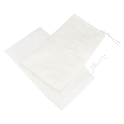 Fischglas-Filterbeutel aus Baumwolle mit Kohlefilter, 2 Stück