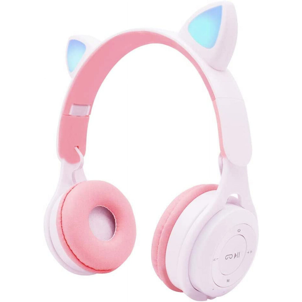 Cat Ear Wireless Headphones For Kids Bluetooth 5.0 9336866994070